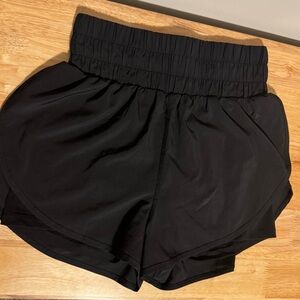 Balance Athletica Black High Waisted Women's Athletic Shorts